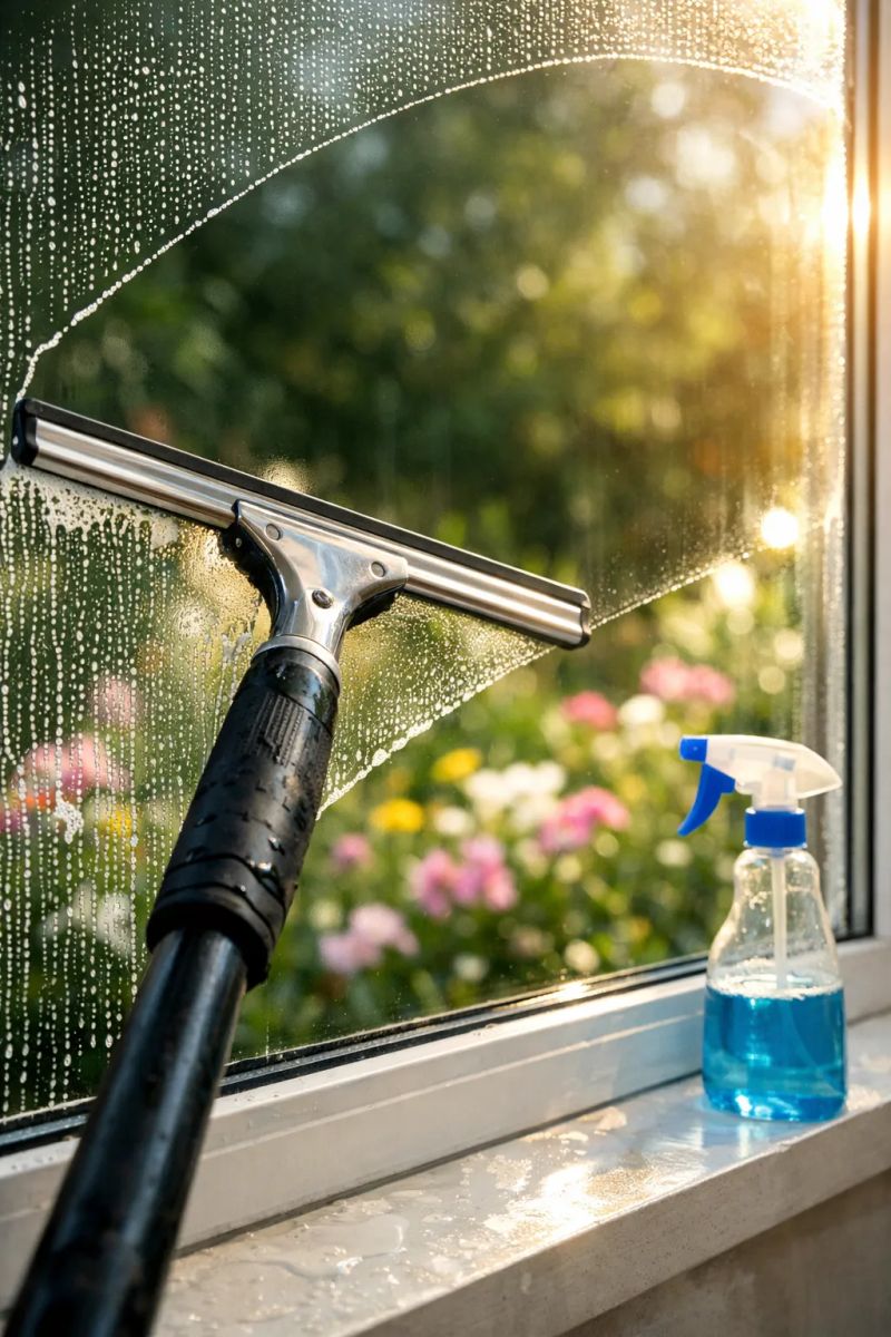 Streak-free windows after washing in Birmingham